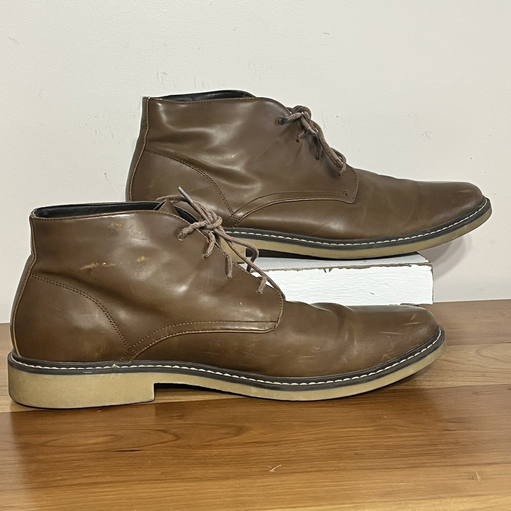 Dexter Comfort Men's Sonoron Brown Chukka Boots Shoes Size 12 Medium Width